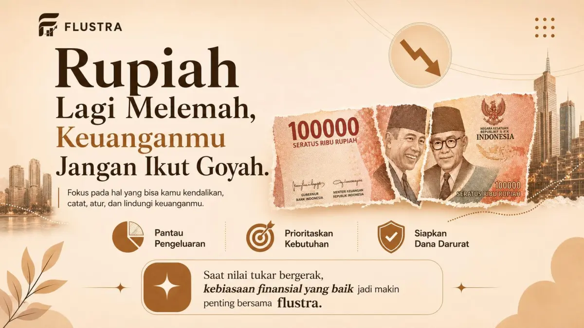 RUPIAH LAGI MELEMAH, KEUANGANMU JANGAN IKUT GOYAH